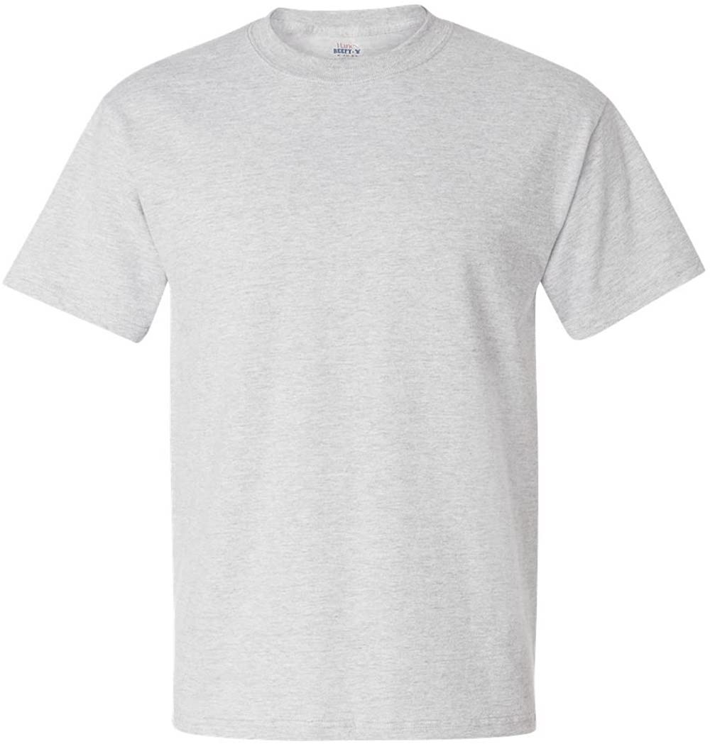 HANES BEEFY-T ASH | YEAH!